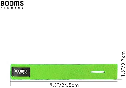 Booms Fishing RS3 Fishing Rod Wrap Pole Straps, Hook & Loop Fishing Rod Belts, Fishing Rod Ties for Casting Rods, Spinning Rods and Fly Rods