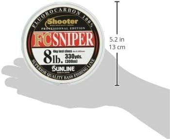 SUNLINE Fluorocarbon Line Shooter, Sniper, Natural Clear