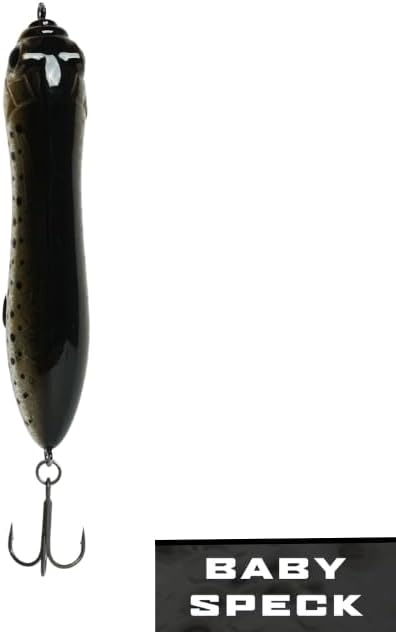 Topwater Co Tide Walker Jr Walking Topwater Fishing Lure – Surface Bait for Redfish, Speckled Trout, Bass, Snook & Stripers – Saltwater Freshwater (Multiple Colors)