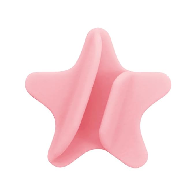 Lip Gloss Holder Phone Case,2026 New Model Five-Pointed Star Gloss Bracket,Self-Adhesive Lip Holder Suitable for iPhone Samsung Galaxy Moto and Android(Pink)