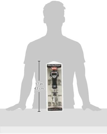 Rapala 227863 Digital Fish Gripper, Black/Silver