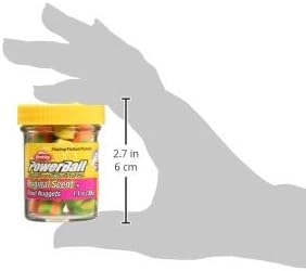 Berkley PowerBait Power Nuggets Fishing Dough Bait, Assorted Colors, Scent Dispersion Technology, Irresistible Scent and Flavor, Moldable and Easy to Use