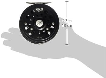 Pflueger Medalist Fly Reel, Size 44385 Fishing Reel, Right/Left Handle Position, Corrosion-Resistant, Aluminum Spool, Click & Pawl System