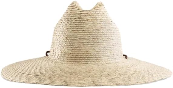 HUK Men's Crushable Straw Hat, Packable Wide Brim Fishing & Beach Hat for Men
