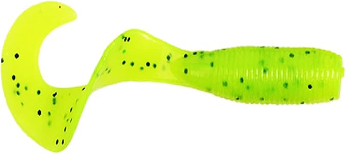 Yamamoto 5" Single Tail Grub Soft Plastic Fishing Angling Swimbait Lures with Tail-Curling Action - 20 Pack