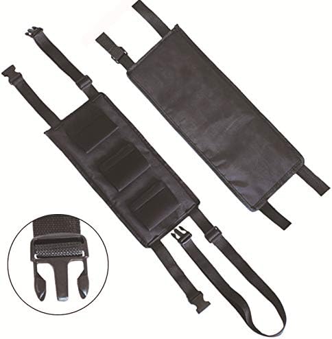 GREATFISHING 2 Pack Car Fishing Rod Holder Adjustable Fishing Pole Holder Belt Straps Fishing Rod Holder Vehicle Fishing Pole Rack Fishing Rod Rack Carrier for Car, SUVs and Vans(Black Rod holder)
