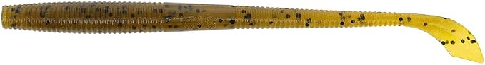 Gary Yamamoto 5" Kut Tail Worm - Realistic Easy-to-Use Soft Plastic Fishing Lure Baits - 10 Pack