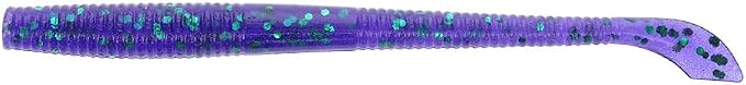 Yamamoto 4" Kut Tail Worm - Realistic Easy-to-Use Soft Plastic Fishing Lure Baits - 20 Pack