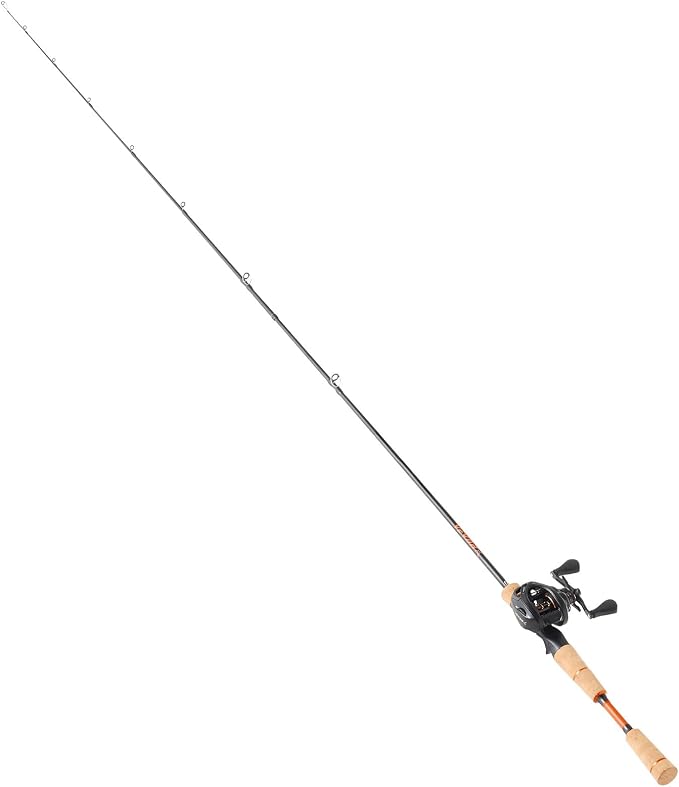VEVOR Rod and Fishing Reel Combo, IM6/7 Carbon Fiber Spinning/Baitcasting Rod and Reel Combo, Bass Fishing Pole, Stainless Steel Guides with Ceramic Rings