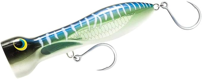 Nomad Design Chug Norris Topwater Popper Lure Collection – Floating Offshore Saltwater Surface Fishing Plug - Durable HD Body for Big Game - Realistic Splash & Erratic Action