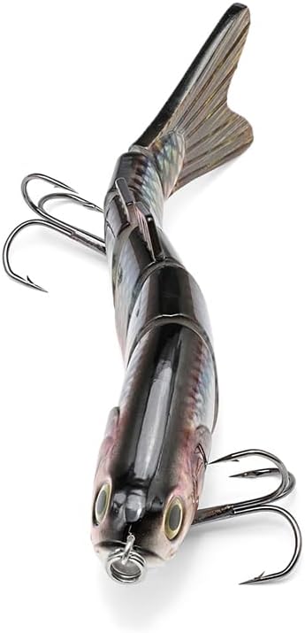 Large Multi Jointed Fishing Lures Bait,Big Giant Fishing Bass Lures,Crankbaits Swimbaits with Treble Hook