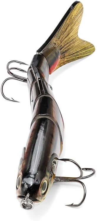 Large Multi Jointed Fishing Lures Bait,Big Giant Fishing Bass Lures,Crankbaits Swimbaits with Treble Hook