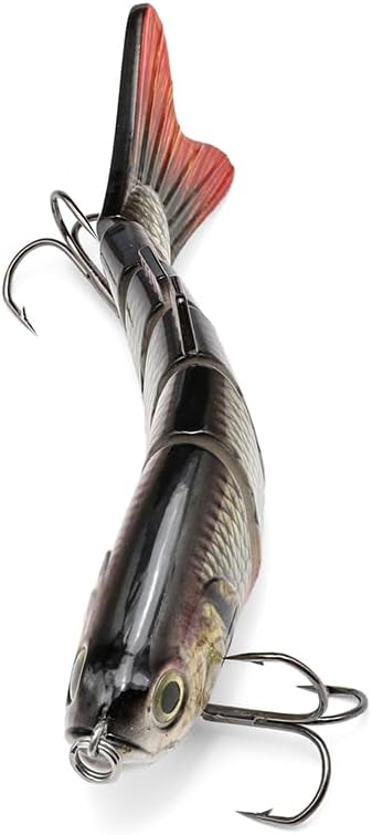 Large Multi Jointed Fishing Lures Bait,Big Giant Fishing Bass Lures,Crankbaits Swimbaits with Treble Hook