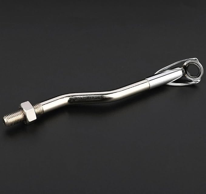 Replacement Part New Bowfishing Rod Attachment Bow Fishing Reel Seats Shoot Thru Rod Stainless Steel