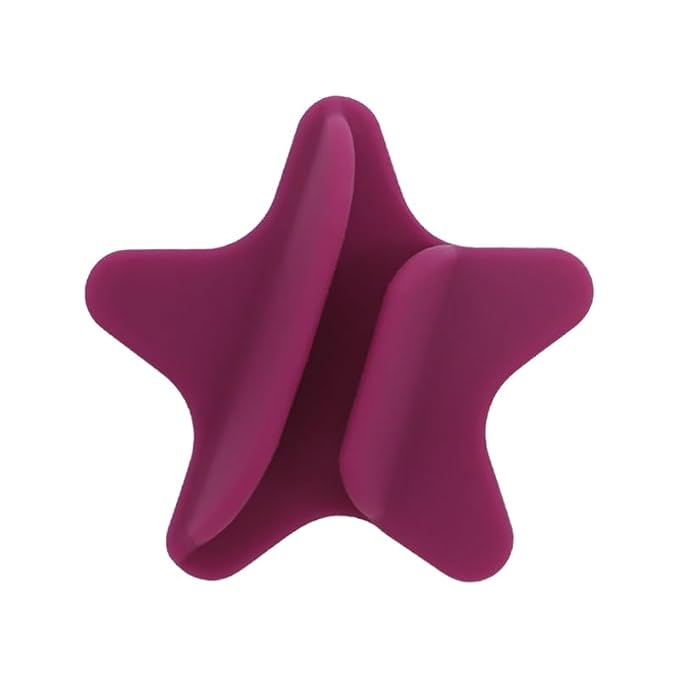 Lip Gloss Holder Phone Case,2026 New Model Five-Pointed Star Gloss Bracket,Self-Adhesive Lip Holder Suitable for iPhone Samsung Galaxy Moto and Android(Rose Pink)