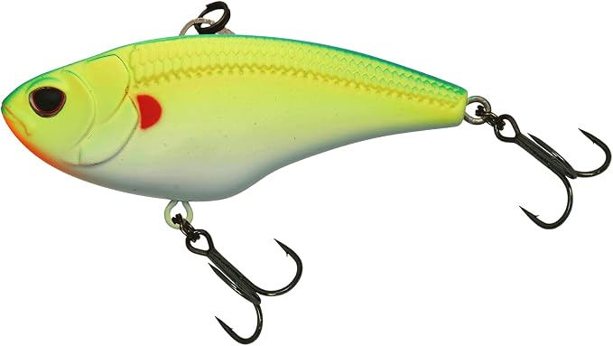 Nomad Design SWIMTREX MAX Vibrating Lipless Crankbait 1/2oz Fishing Lure - Thumping Action at Any Speed, Auto-Tune System, Sinks Level for Shallow or Deep Fishing Bait