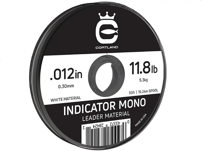 Cortland Indicator Mono Leader Material Fly Fishing