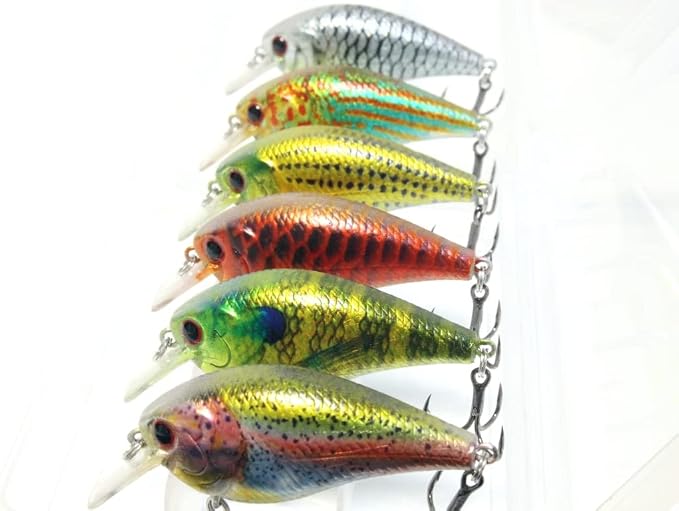 Minnow Crankbait for Bass Fishing Bass Lure Jerkbait Fishing Lures and Tackle Box