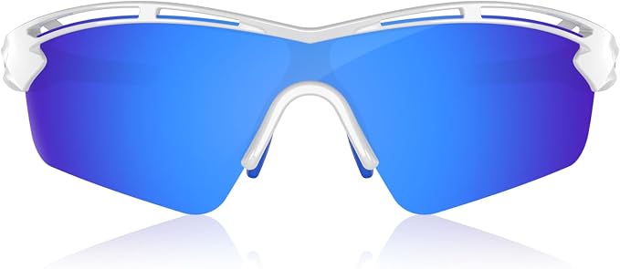 Rosemal Sports Sunglasses Polarized Cycling Sunglasses Running Driving Fishing Hiking for Men Women UV400 TAC TR90