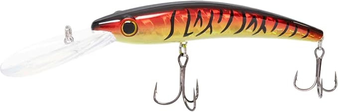 Bill Lewis Fishing Lipless Lifelike Trolling Precise Walleye Crankbait Lite with Two Large Mustad Triple Grips