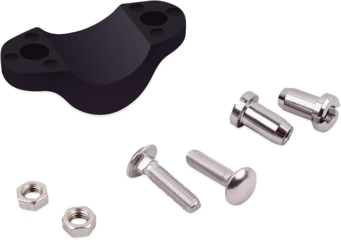 XTPTFABS Black Reel Seat Clamp/Rod Clamp Kit Compatible With most Reels up to 4/0 Size(TLD15, TLD20, TLD25, TLD30II (TWO SPEED)-W/Bolt&Nuts