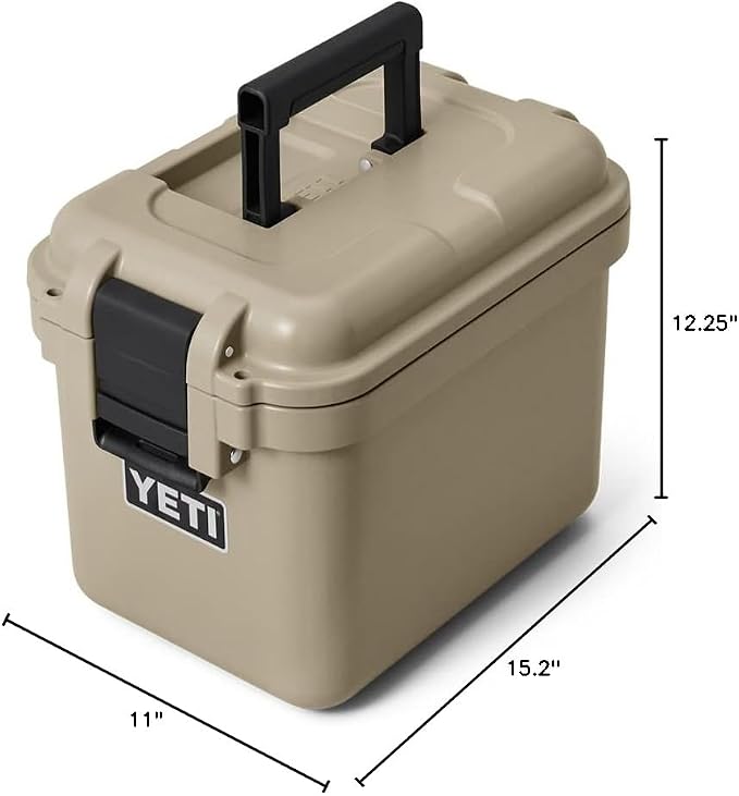 YETI LoadOut GoBox Collection, Divided Waterproof Cargo Case, Dry Box, Camera Case, Fishing Tackle Box