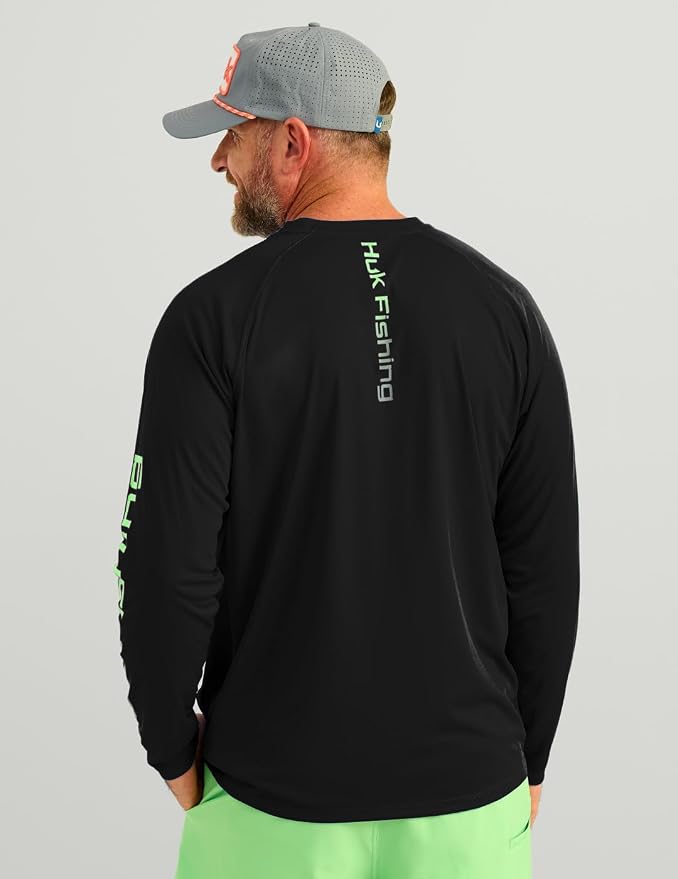 HUK Men's Pursuit Vented Long Sleeve Fishing Shirt (+30 UPF)