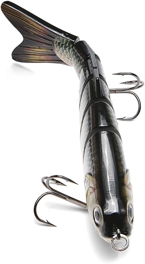 Large Multi Jointed Fishing Lures Bait,Big Giant Fishing Bass Lures,Crankbaits Swimbaits with Treble Hook