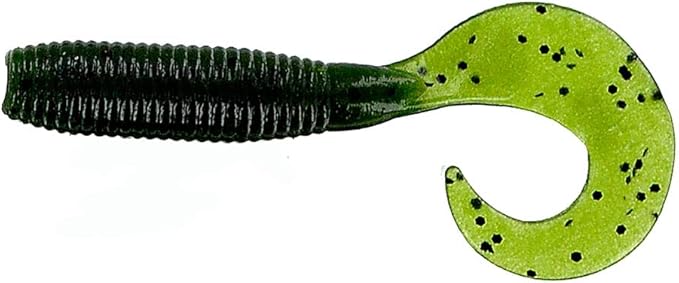 Yamamoto 5 Single Tail Grub Soft Plastic Fishing Angling Swimbait Lures with Tail-Curling Action - 20 Pack