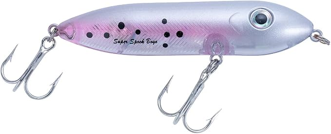 Heddon Super Spook Boyo 3" Topwater Fishing Lure, 3/8 Ounce
