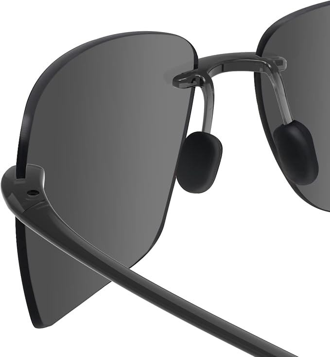 JULI Sports Sunglasses for Men Women Tr90 Rimless Frame for Running Fishing Golf Surf Driving MJ8009