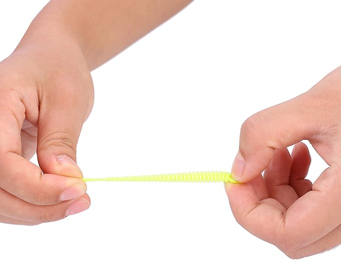 Tbest 50 Pcs 5cm Soft Fishing Lures, Plastic Fishing Bait T-Tail Grub Worm Baits Fish Tackle Accessory 9 Colors