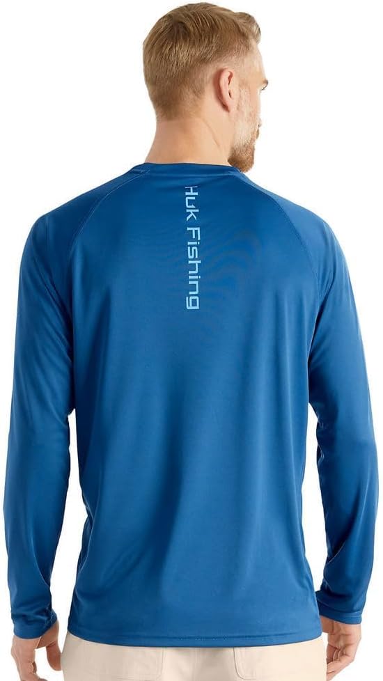 HUK Men's Pursuit Vented Long Sleeve Fishing Shirt (+30 UPF)