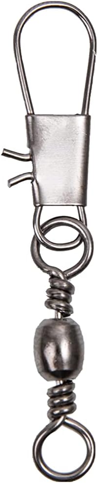 GREATFISHING 200PCS High Strength Heavy Stainless Steel Split Ring Lure Connector Swivels Snap with Fishing Pliers 30lb to 120lb Test