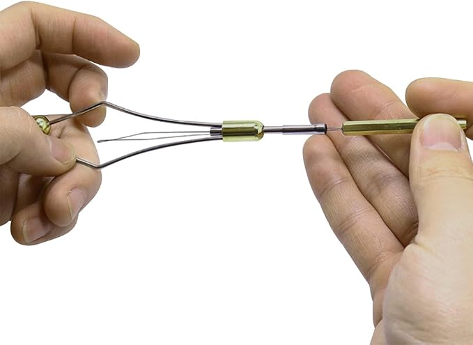 HERCULES Fly Tying Tools, Fly Tying Kit with Bobbin Thread Holder, Wire Threader, Knot Whip Finisher, Hackle Plier, Bodkin, Fly Fishing Lure Making Accessories