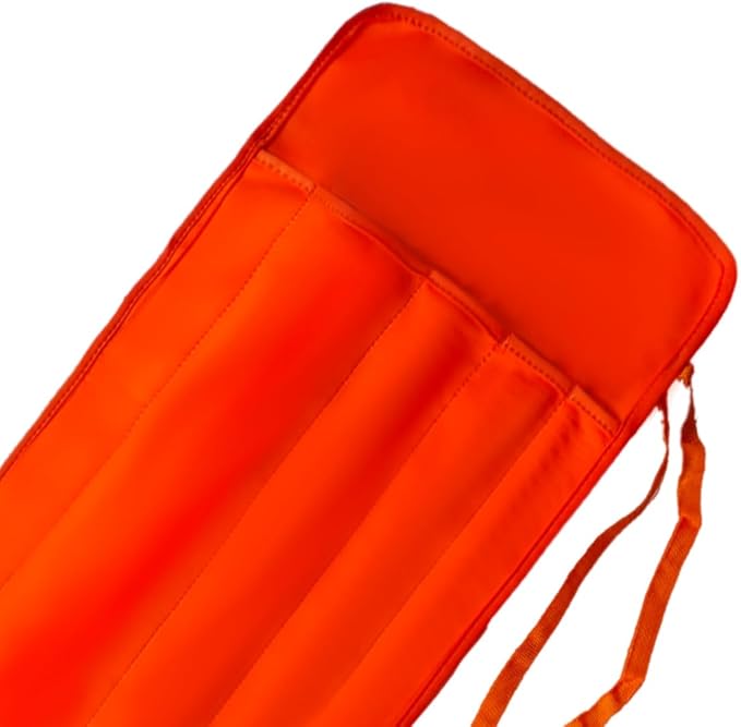 Aventik Neoprene Fly Rod Sock, 5-Compartment Fly Rod Sleeve Protector, Fishing Rod Cover for Travel & Storage