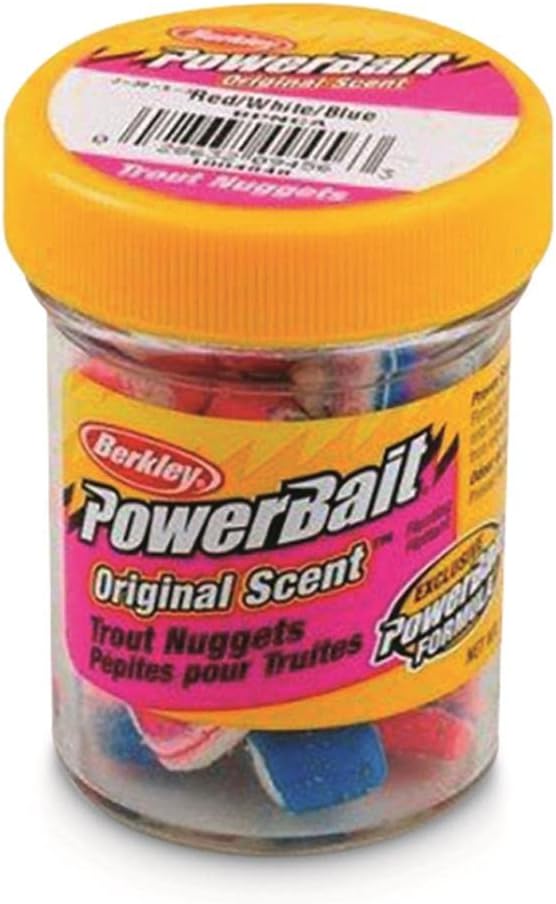 Berkley PowerBait Power Nuggets Fishing Dough Bait, Assorted Colors, Scent Dispersion Technology, Irresistible Scent and Flavor, Moldable and Easy to Use
