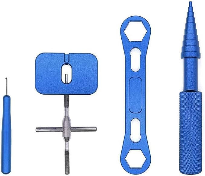 Reel Repair Tool Kit for Fishing Reel Maintenance Spool Disassembling Wrench Fishing Tools Blue