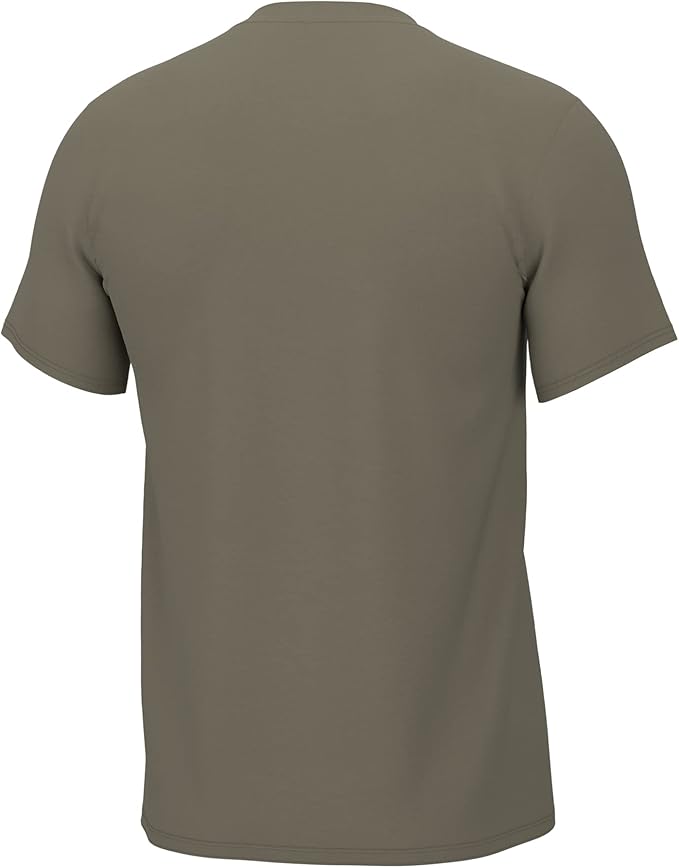 HUK Mens Performance Fishing Logo Tee, Short Sleeve T-Shirt for Men