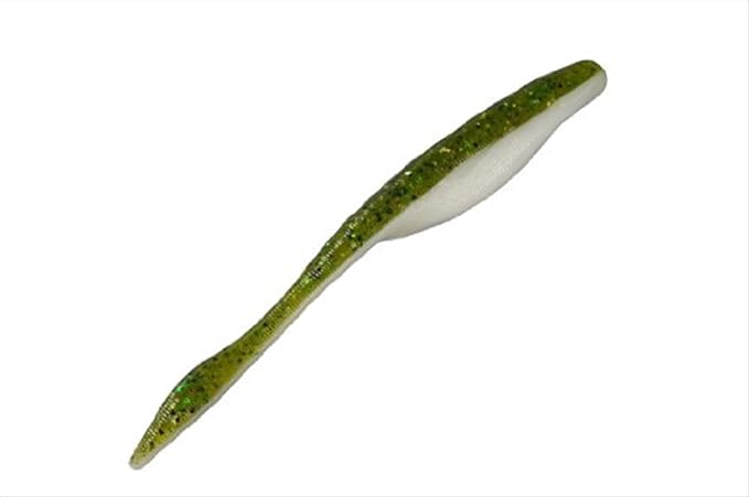 Strike King KVD Perfect Plastics Caffeine Shad Fishing Lure, Soft Plastic Jerkbait, Unique Air-Filled Bubble Tail, Heavy Salt, Coffee Scent