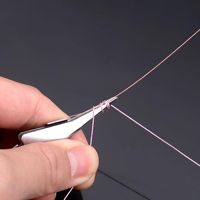 ZYAMY Tie Quick Knot 10cm Fishing Knot Tying Tool Quick Tie Fishing Knot Tool, Fly Fishing Angler Accessories for Hooks, Lures and Lines