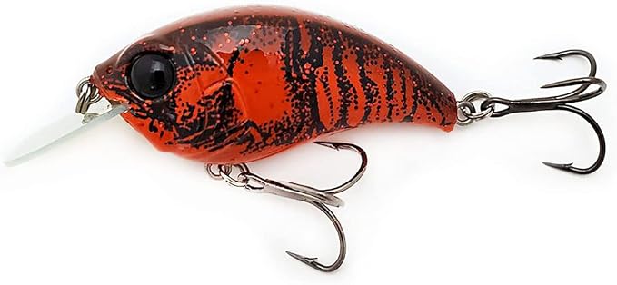 Bill Lewis Lifelike SB-57 3/8 OZ. MDJ Series Squarebill Crankbait Fishing Lure with Mustad Triple Grip Hooks