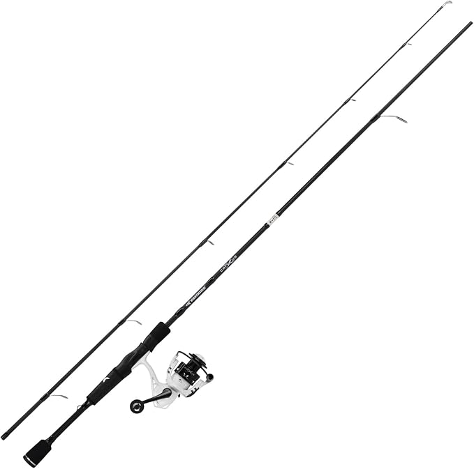 KastKing Crixus Fishing Rod and Reel Combo, High Performance Spinning & Baitcaster Combo, IM6 Graphite 2Pc Blanks, Zirconium Oxide Rings, SuperPolymer Handle, Lightweight Reel with Aluminum Spool