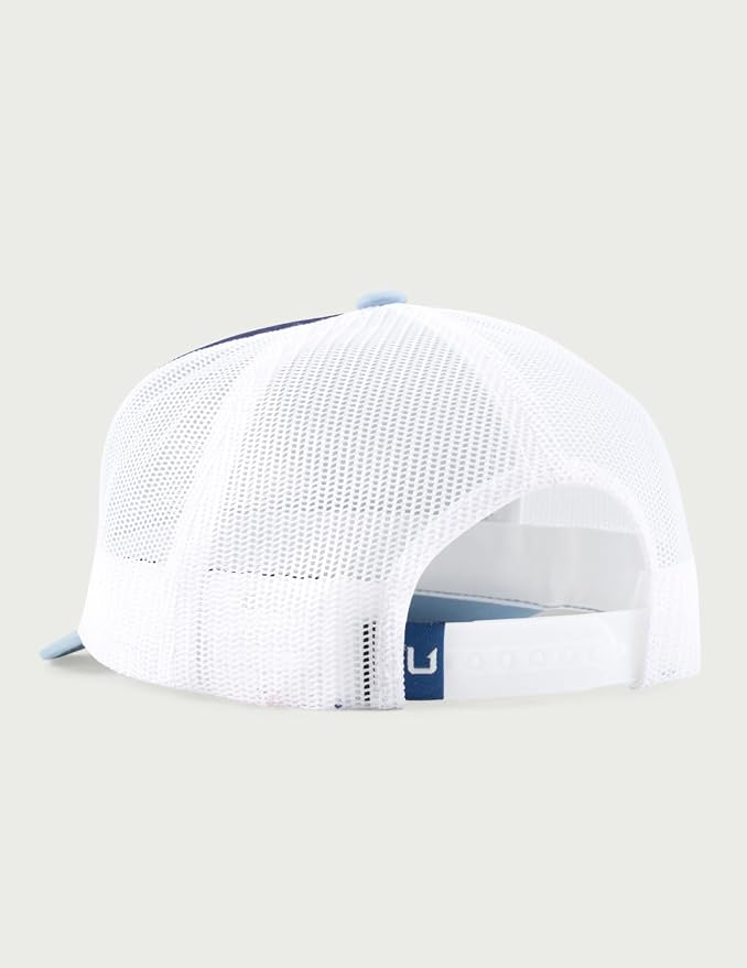 HUK Youth Trucker Hat, Anti-Glare Quick Drying Snapback Fishing Hat for Kids