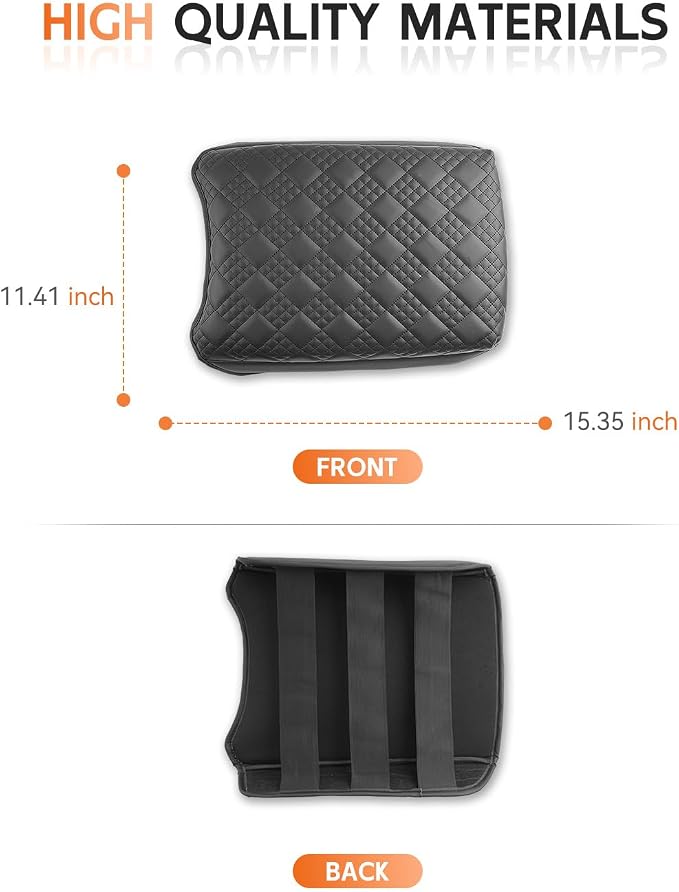 CDEFG for 2025 2026 Nissan Armada Center Console Cover Armrest Box Cover for Armada (SV, SL, Platinum, Pro-4X, Platinum Reserve) 2025+ Accessories Console Arm Rest Protector