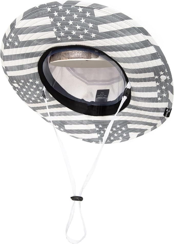 TOP-EX UVCoolix™ Bucket Hat for Men, Cooling Sun Hat Women, UPF 50 Wide Brim Boonie Hats Underbrim Prints, Breathable, M-XXL