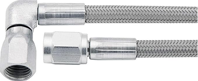 Allstar Performance ALL46302-10 10" #3 Braided Steel Lines With -3 Ends