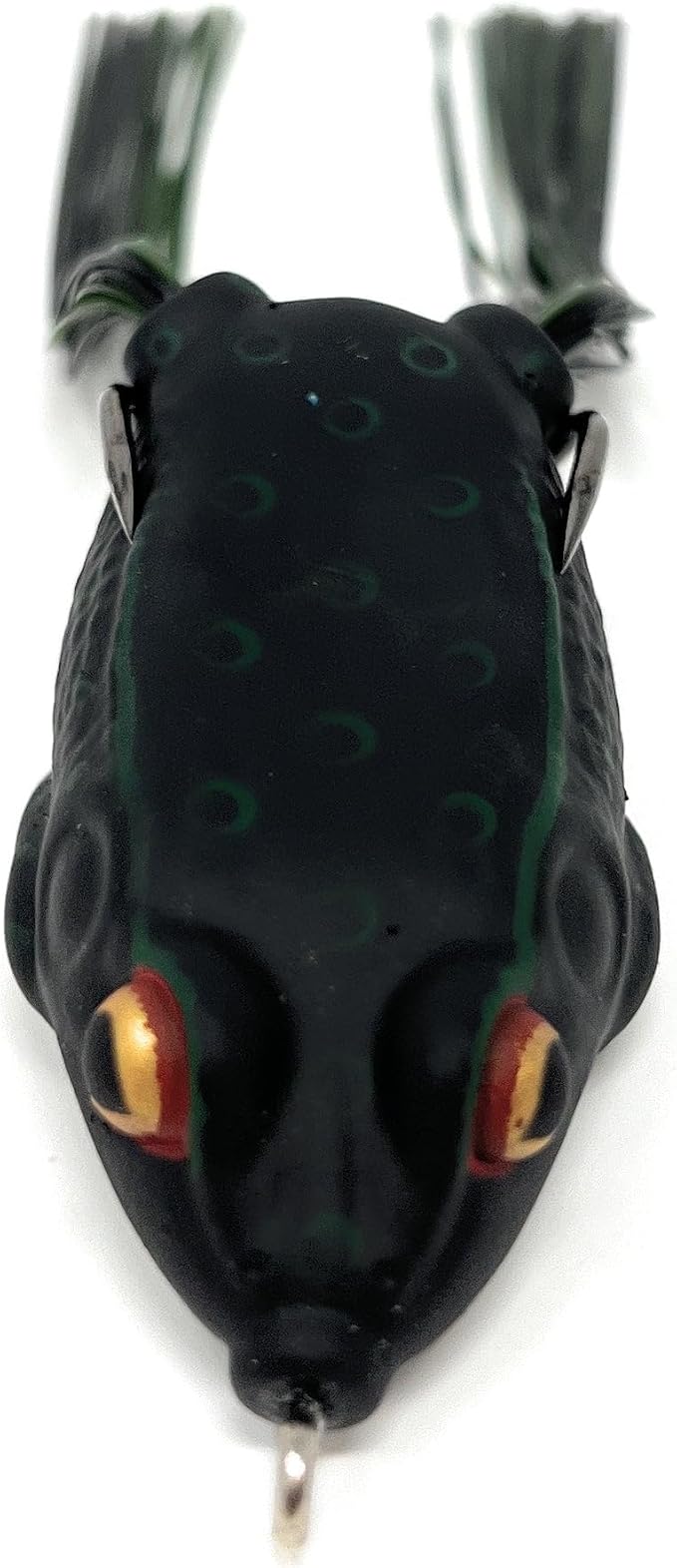 Reaction Tackle Hollow Body Frogs for Bass Fishing - Ultra Realistic Weedless Top Water Frog Lure for Bass, Snakehead, Pike and More - Floating Topwater Fishing Lures - 2 Pack