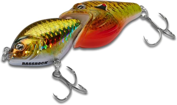BASSROCK Fish Group Single Jointed Swimbait Bass Fishing Lure Hard Bait 3.5” 11/16oz