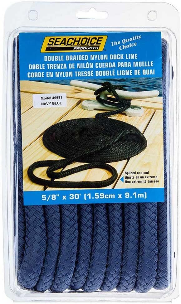 Seachoice Double-Braid Nylon Dock Line